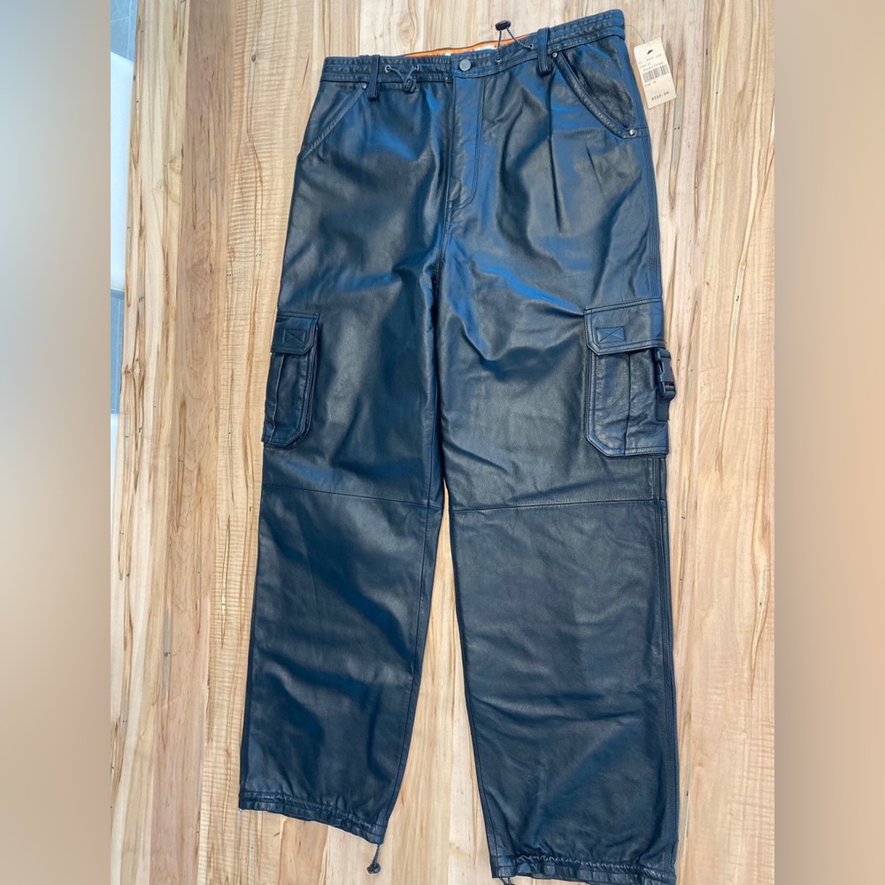 Leather Cargo / Combat Pants - Wilsons Leather - M. Julian - New / Excellent